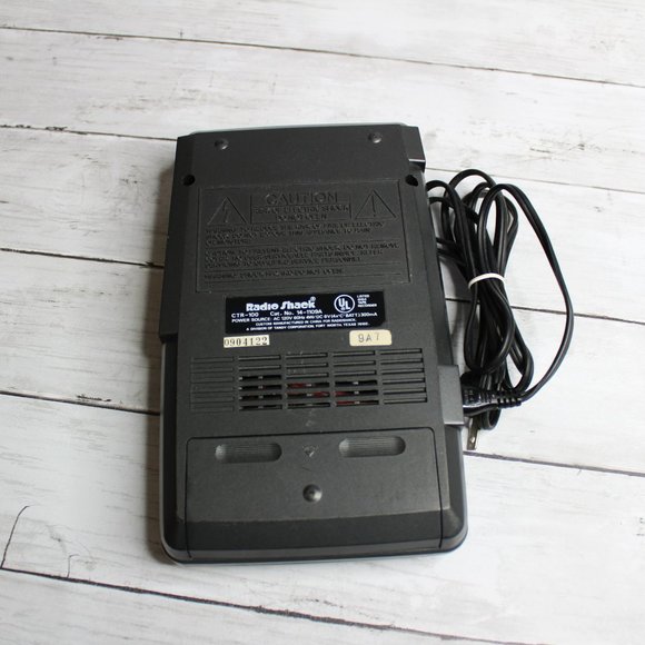 Radio Shack Vintage Cassette Tape Recorder Model CTR-100 Power Cord - Picture 3 of 3